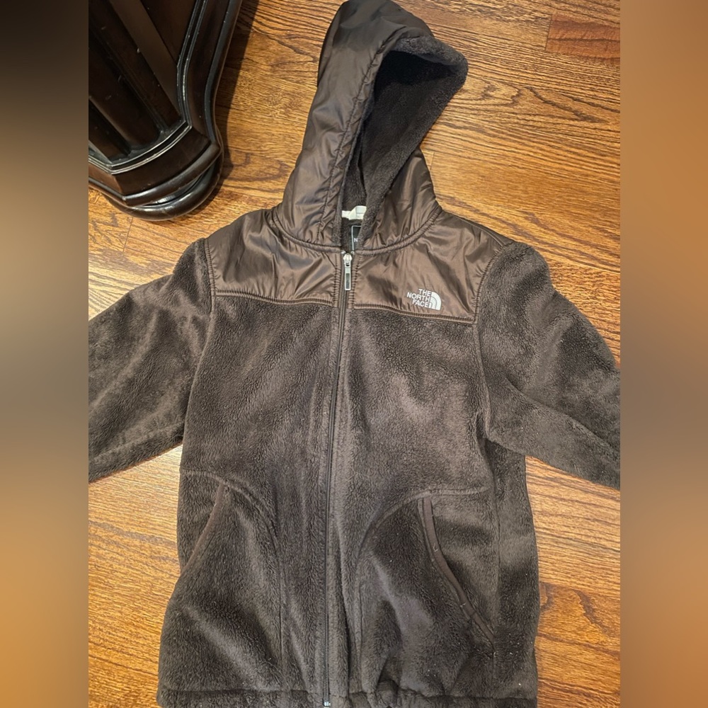 North face zip fleece jacket Woman’s medium - brown - Picture 2 of 6